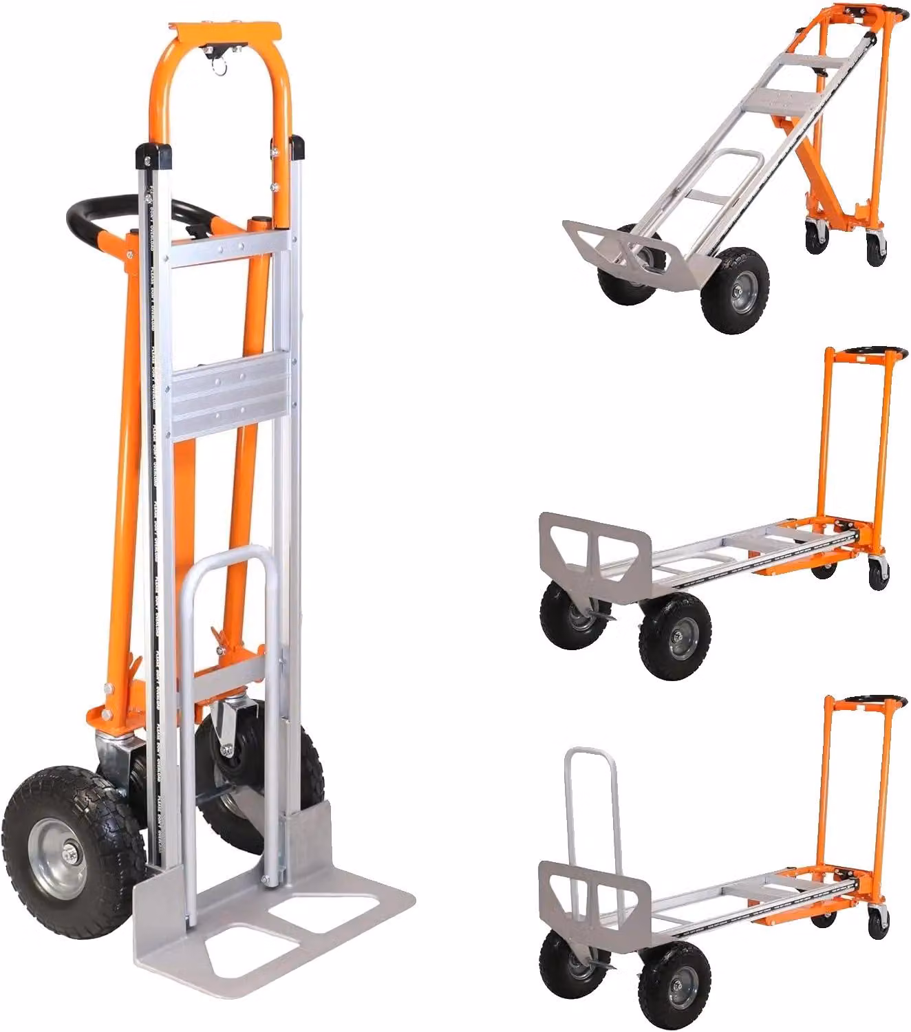Carrello manuale, capacità di carico elevata, design adatto al superamento di scale, mobilità su tutti i terreni