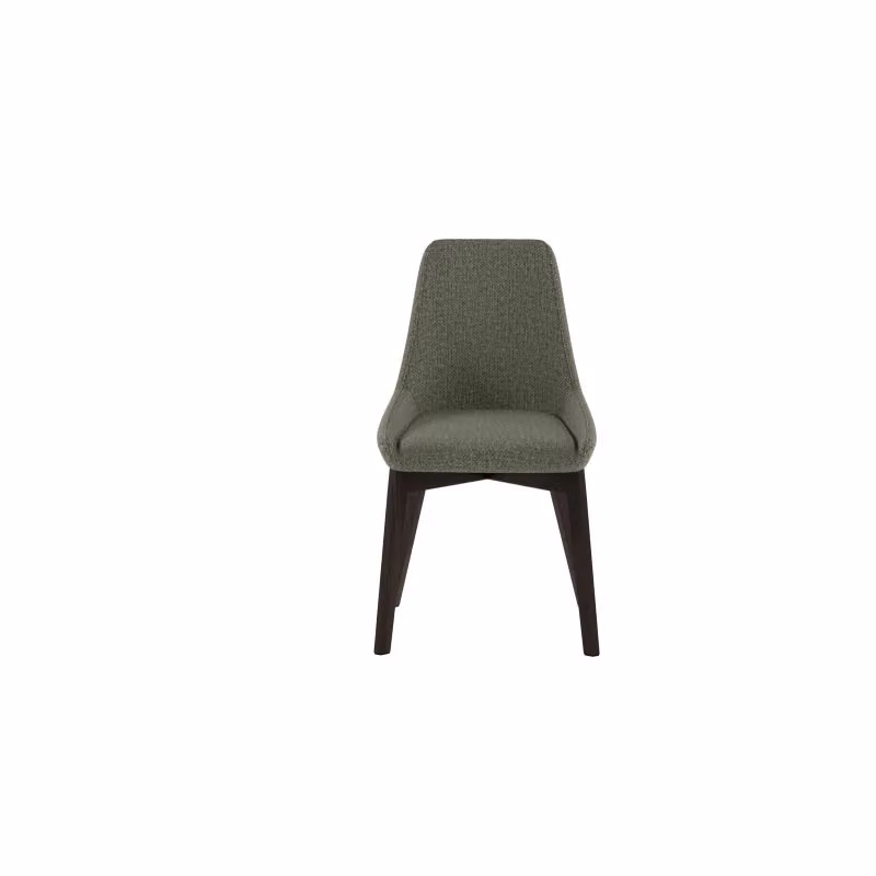 Set di 4 sedie in tessuto Vera colore Stones con finitura noce, L: 62 cm, P: 49.5 cm, H: 87 cm – 2