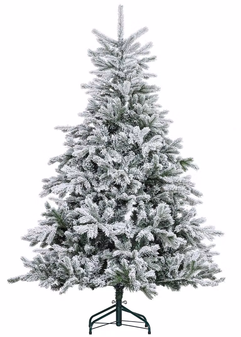 Albero di Natale artificiale HOMCOM, 180 cm, con 1321 rami, verde