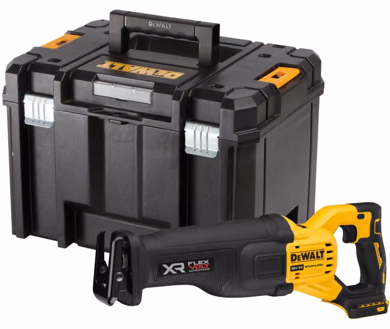 Sega a gattoparo a batteria DeWalt DCS 386 NT 18 V Brushless + TSTAK - senza batteria, senza caricabatteria