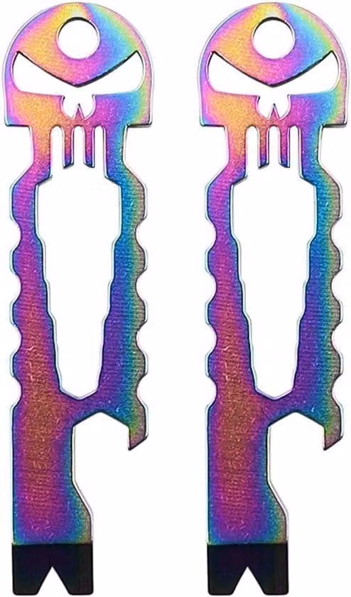 Piccolo multiutensile in acciaio inossidabile con leva e apribottiglie