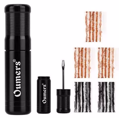 Kit di riparazione per pneumatici tubeless, completo di 5 strisce di riparazione