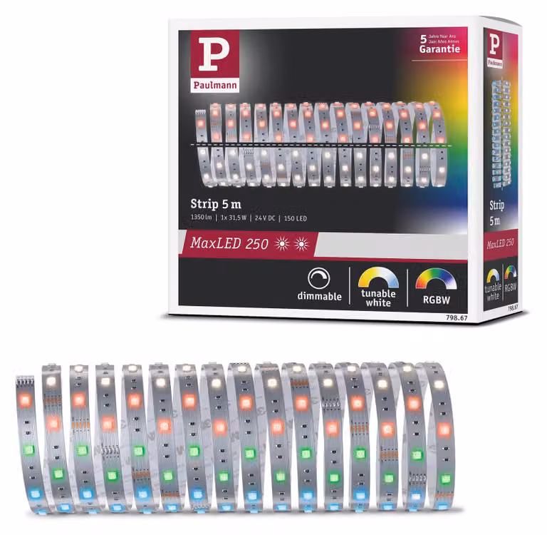 Paulmann MaxLED 250: Striscia LED RGBW, modulo di espansione