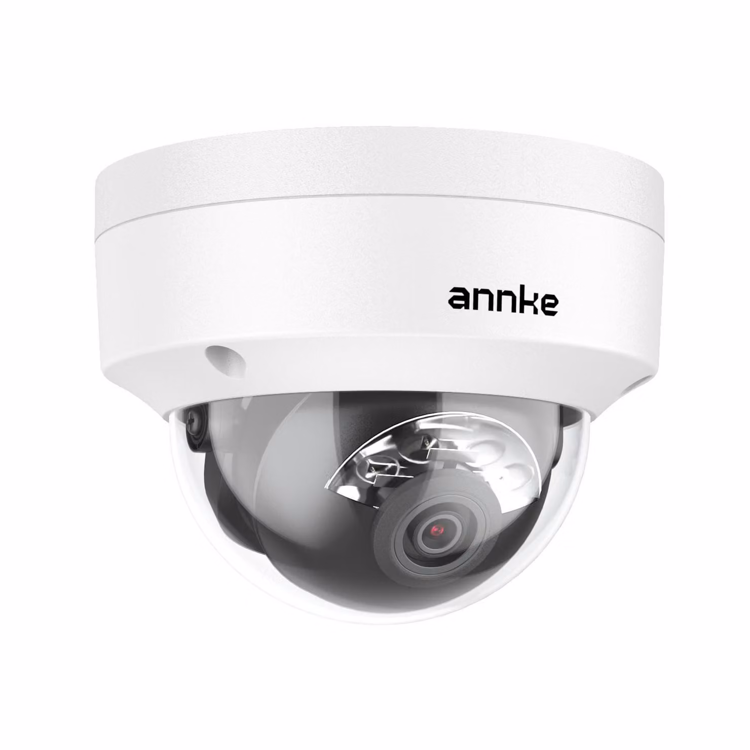 ANNKE C1200 Telecamera IP da 12 MP Telecamera di sorveglianza dome PoE con microfono, doppia illuminazione intelligente, visione notturna fino a 30 m, H.265+, RTSP, ONVIF, WDR 120 dB, IP67, IK08