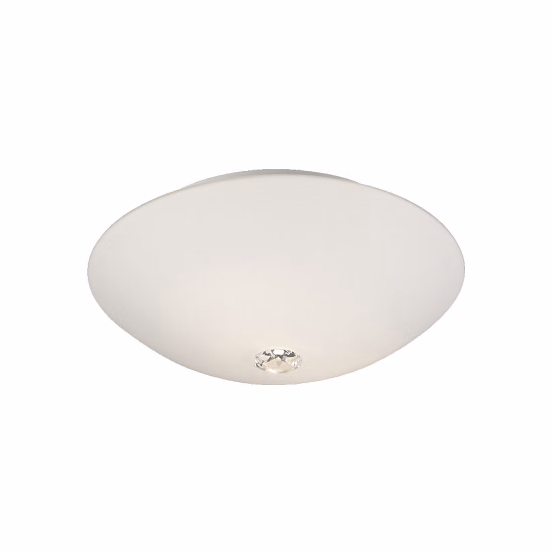 Plafoniera LOX 1xE27/40W, bianco/opale/chiaro , IP44 L: 230, H: 105, attacco E27, dimmerabile