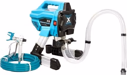 Varan Motors - X-6 spruzzatore di vernice airless 650w, pistola ad alta pressione 200bar 1,4l/min sistema di spruzzatura vernice pistola ad alta pressione