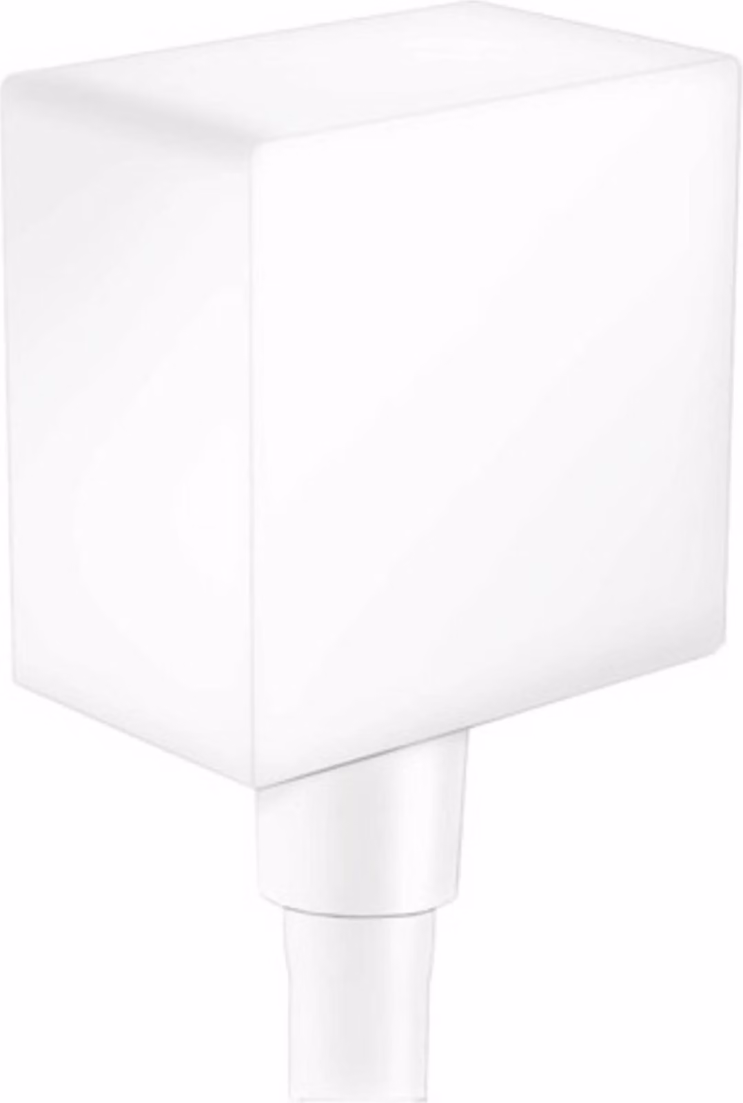 raccord de tuyau AXOR Starck FixFit de taille artisanale avec clapet anti-retour et cornière en plastique, 26455700, 26455700
