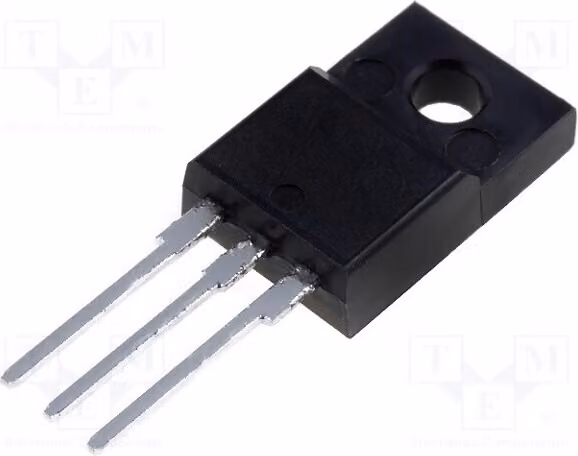 1 x Transistor: MOSFET unipolare N, 5,7A, 35W, 600V, modello FP STP10NK60ZFP, transistor a canale N