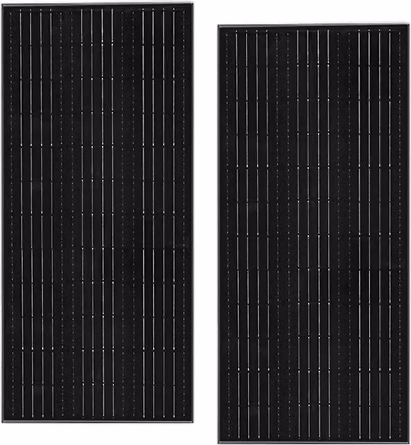 Pannello solare, alta efficienza 24%, potenza massima 1000W, 200W-2x100W