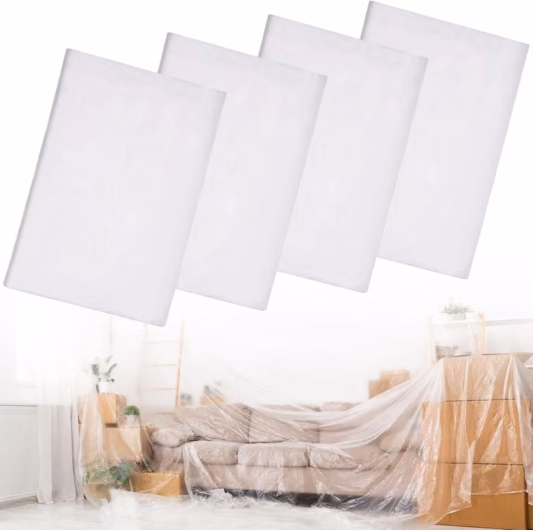 Pannelli in plastica di grandi dimensioni, 4 pezzi, 4 x 5 metri, ideali per lavori di pittura