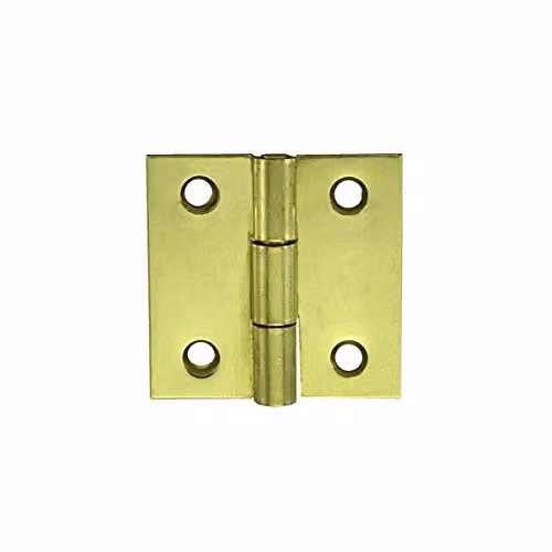 Cerniera quadra zincata gialla 60x60 mm in acciaio