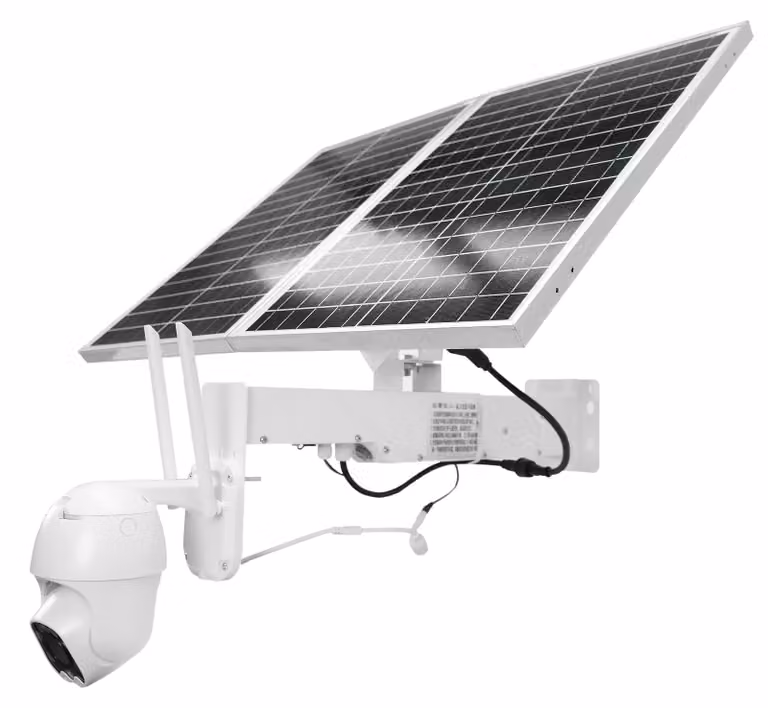 Telecamera di videosorveglianza PTZ live PNI IP60 con pannello solare, 2 MP, GSM 4G, slot SIM, zoom ottico 5X