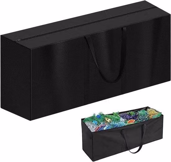 Cuscino da esterno impermeabile - Protezione UV - Nero - Tessuto Oxford