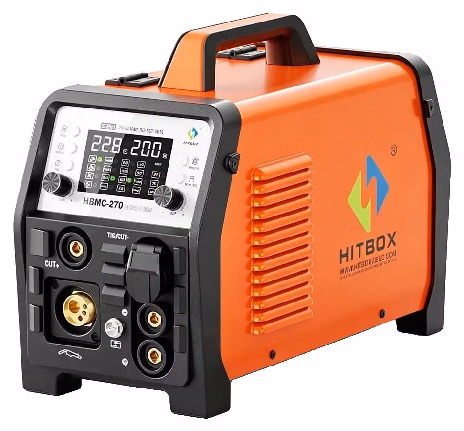 Saldatrice multifunzione 6-in-1, prestazioni elevate, modello HBMC270, alimentazione 220V-240V, spina di tipo europeo