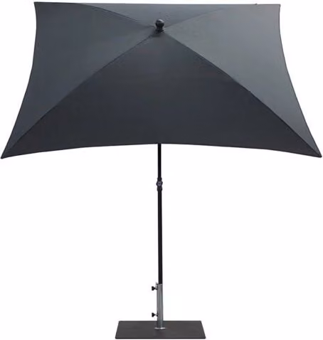 Ombrellone palo centrale Kronos Made in Italy - 150x240cm - Antracite