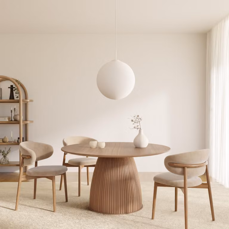LUMIÈRE Design Lampada a Sospensione 'Zenya' Vetro Opalino E27 non dimmerabile Bianco, Ø 50cm
