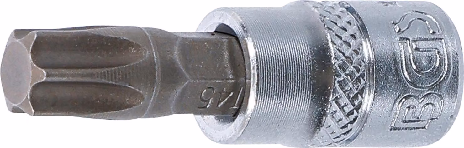 BGS bit a presa quadrata 6,3 mm (1/4") profilo a T (per Torx) T45 - 2164-T45
