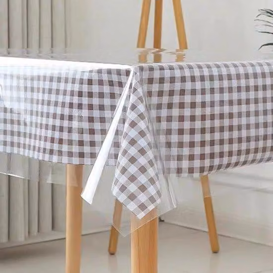 Pellicola protettiva in PVC trasparente, ideale per proteggere tavoli e mobili da esterno e da giardino, particolarmente adatta per mobili in PVC.