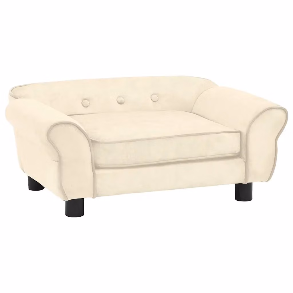 Divano per cani Design Mania color beige con rivestimento rimovibile e base antiscivolo L: 72 cm, P: 45 cm, H: 30 cm – 2