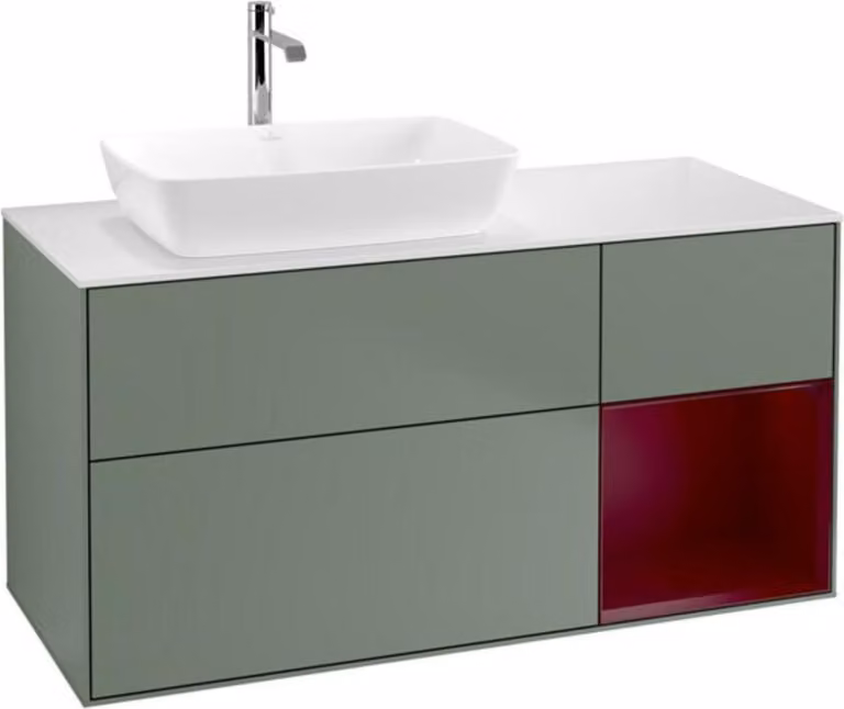 Mobiletto V&B Finion 120 cm, Pl w m, Reg Peo m Lac, Oli. m Lac