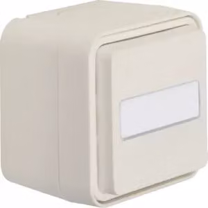 Berker 47413512 Presa SCHUKO con coperchio ribaltabile AP bianco polo opaco Berker W.1