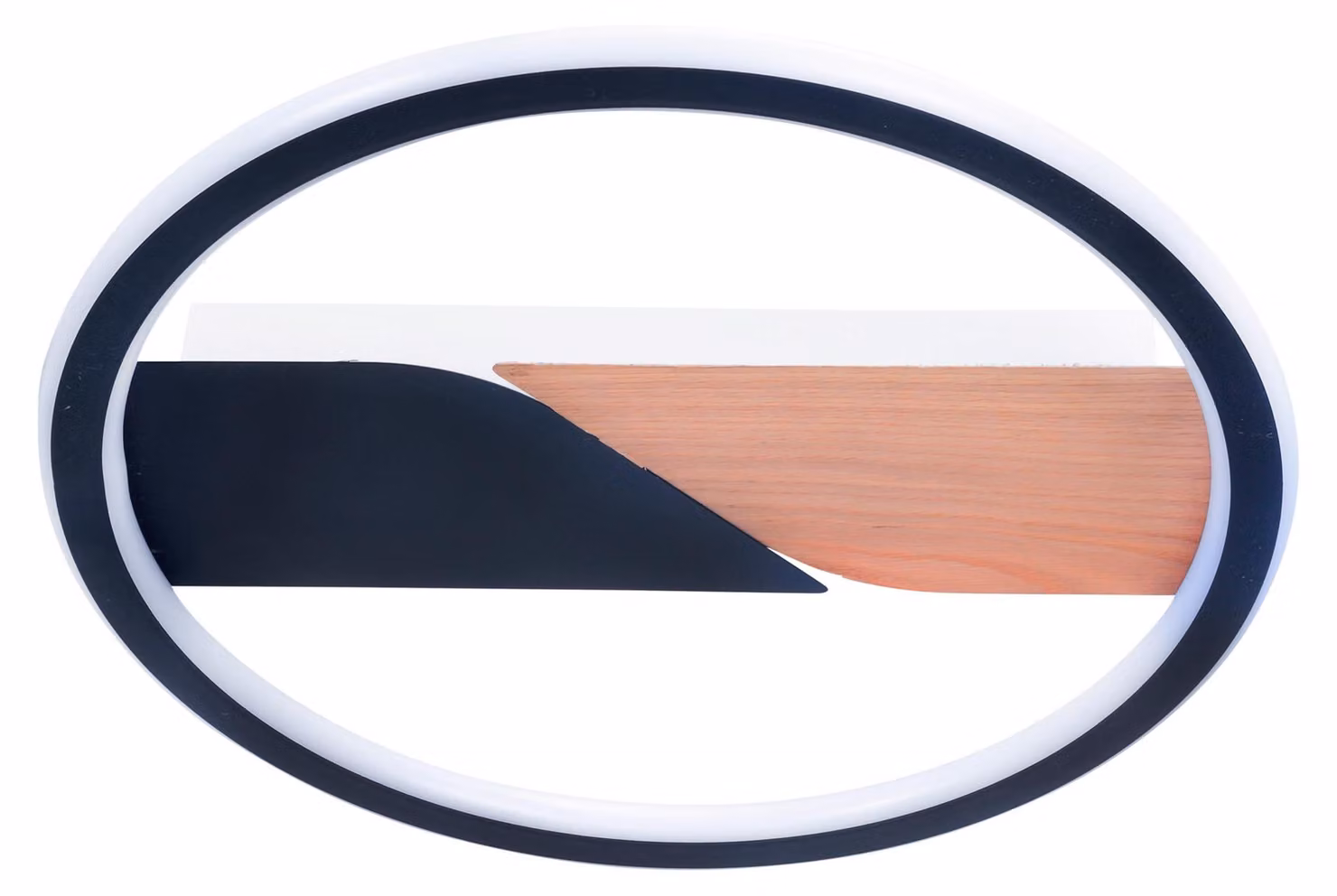 Forlight - Plafona a LED da 21 W, bianco neutro, design moderno e minimalista, alluminio nero, luce bilanciata a 4000 K, ideale per interni, diametro 36 cm, accensione/spegnimento
