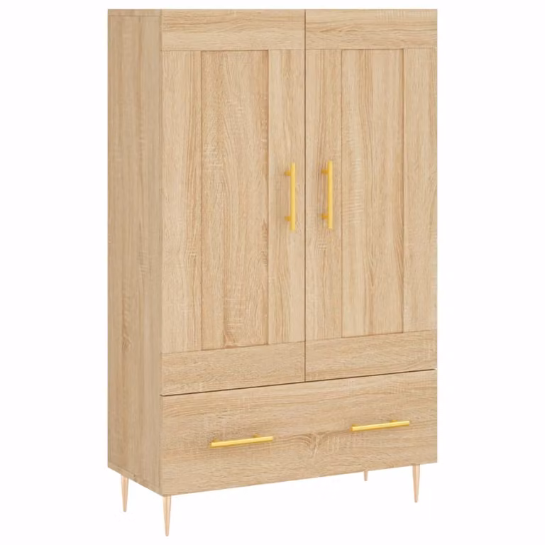 Credenza Rovere Sonoma 69,5x31x115 cm in Legno Multistrato
