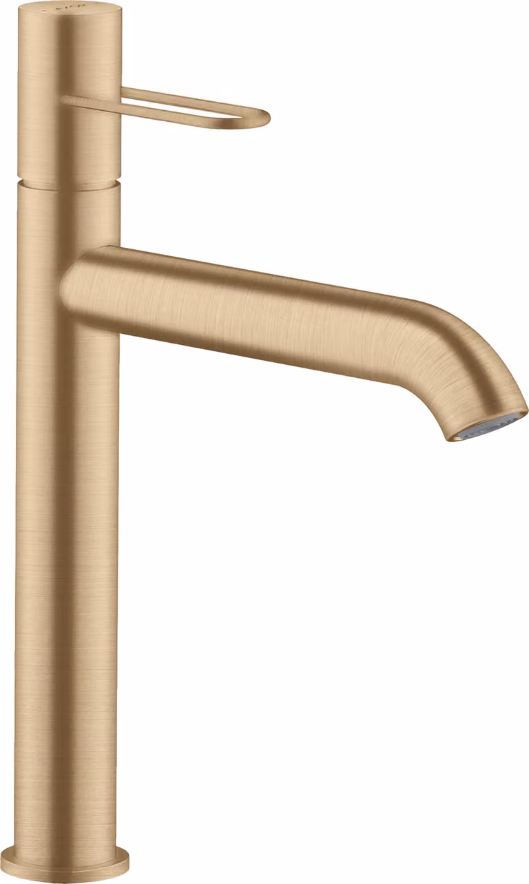 hansgrohe AXOR Uno Mitigeur monocommande de lavabo 190, béqu'ille, sans vidage escamotable, saillie 201mm, 38032140, 38032140