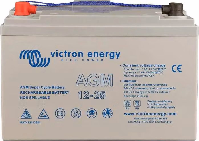 Batteria Victron AGM 12V 25Ah Super Cycle M5