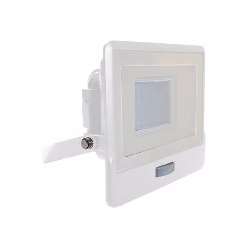 Faro LED Chip Samsung 30W con Sensore PIR Colore Bianco 6500K IP65