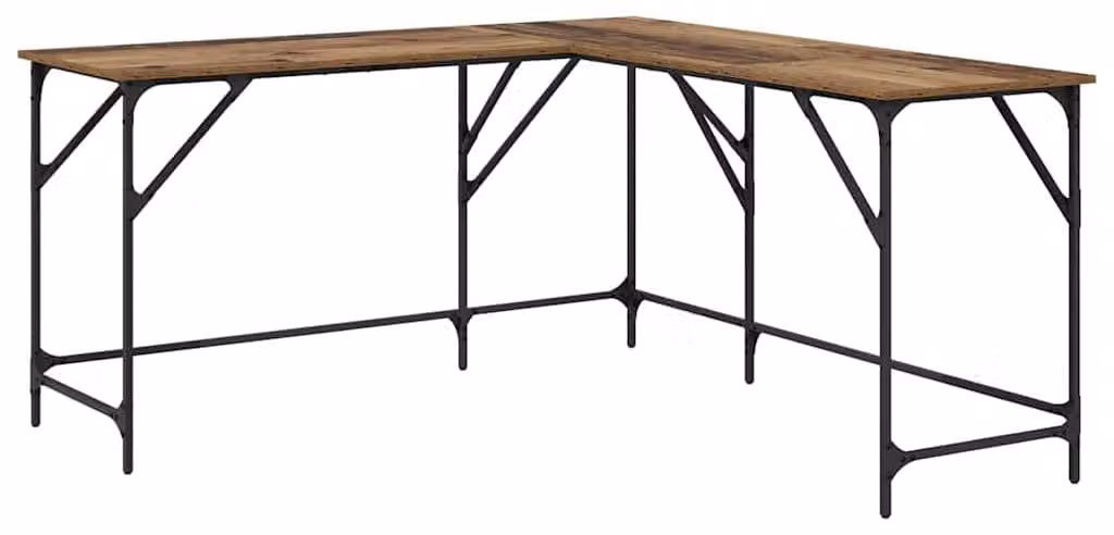Scrivania Legno vecchio 149 x 149 x 75 cm Legno multistrato