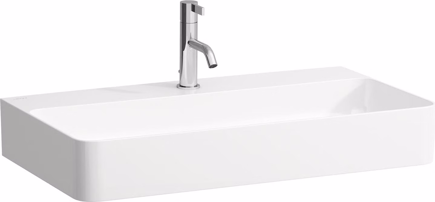 LAUFEN VAL lavabo à poser, 1 trou pour robinet, sans trop-plein, US fermé 750x420mm, H8162850001111, H8162850001111