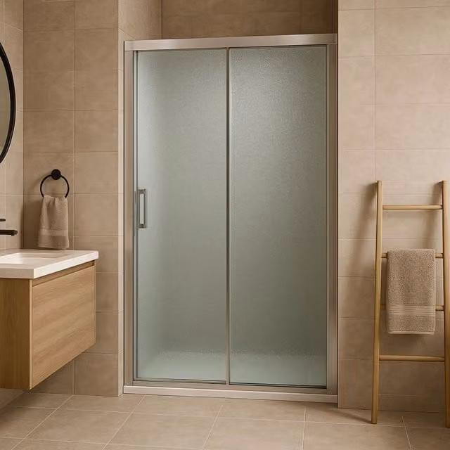 Lato porta box doccia angolare nicchia dafne cristallo 6 mm 110 cm stampato