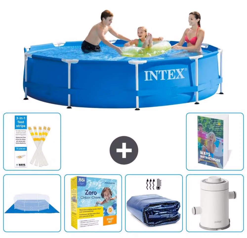 Piscina autoportante rettangolare - 305x76 cm - 5 pezzi - Modello S71