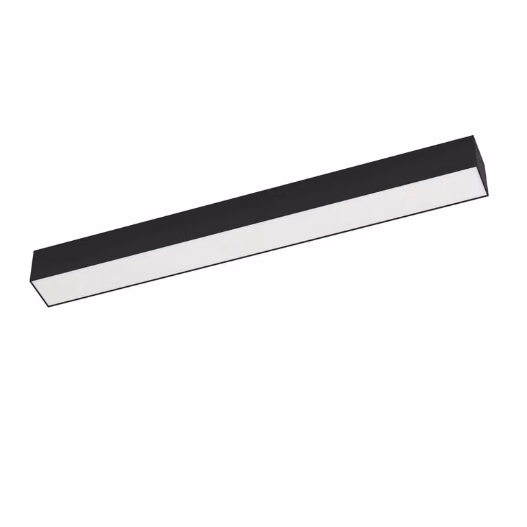 Plafoniera Grande Esterno Moderna Salitta Alluminio Nero Policarbonato Bianco Led