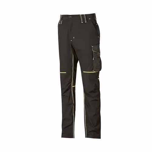 Pantalone Black Carbon L World Upower