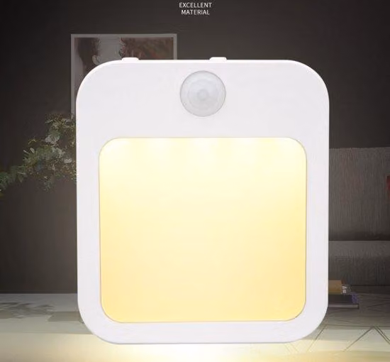 Lampada notturna automatica con sensore di movimento, lampada da presa, lampada da ufficio