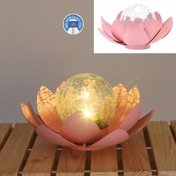 Fiore di loto a LED solare