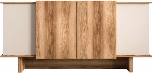Credenza in legno "Diana" - 180 x 40 x 81 cm - Beige