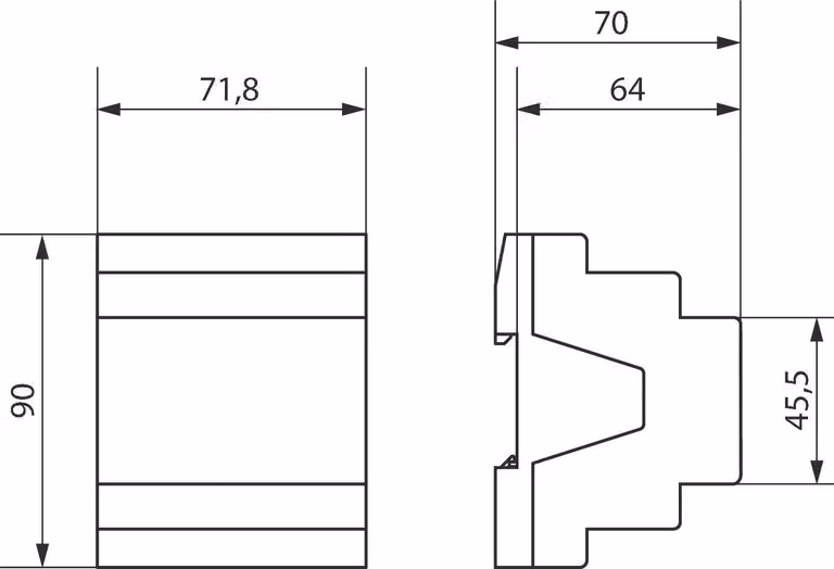 THEBEN AG THEB Theben RM 8 T KNX attuatore cieco di commutazione 4 8f 4940200