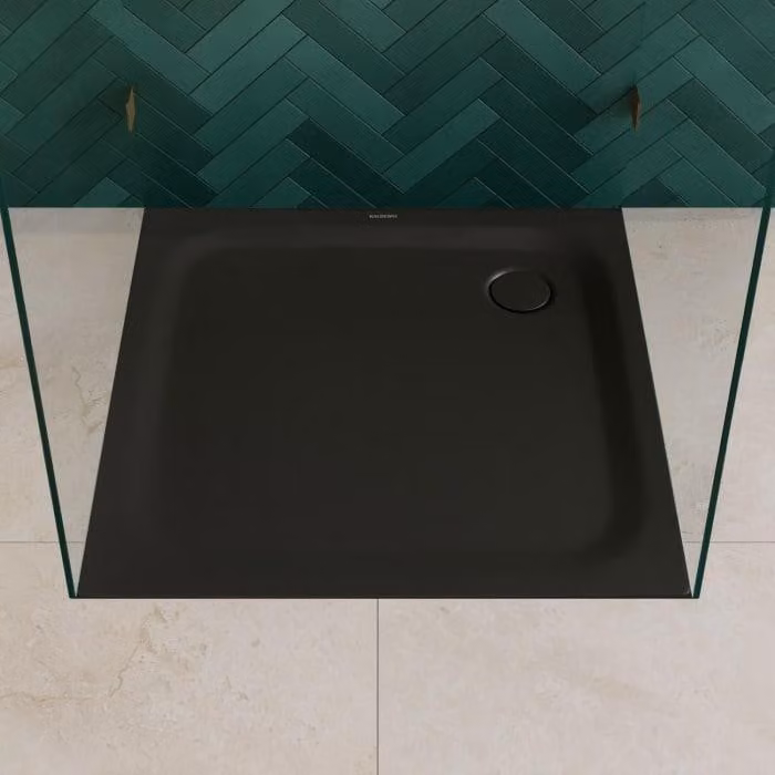 Doccia a filo pavimento Kaldewei TEMPER, dimensioni 120 x 120 cm