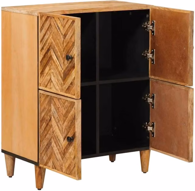 Armadi di Stoccaggio con porta Marrone 60 x 33,5 x 75 cm CFW1818052