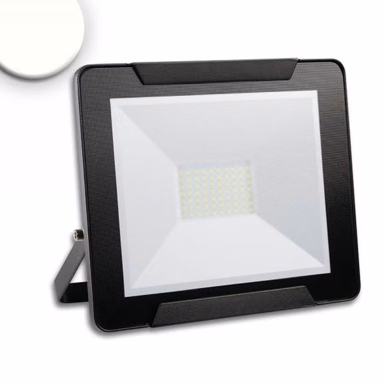 Proiettore LED bianco neutro 50W 4000lm, IP65 nero