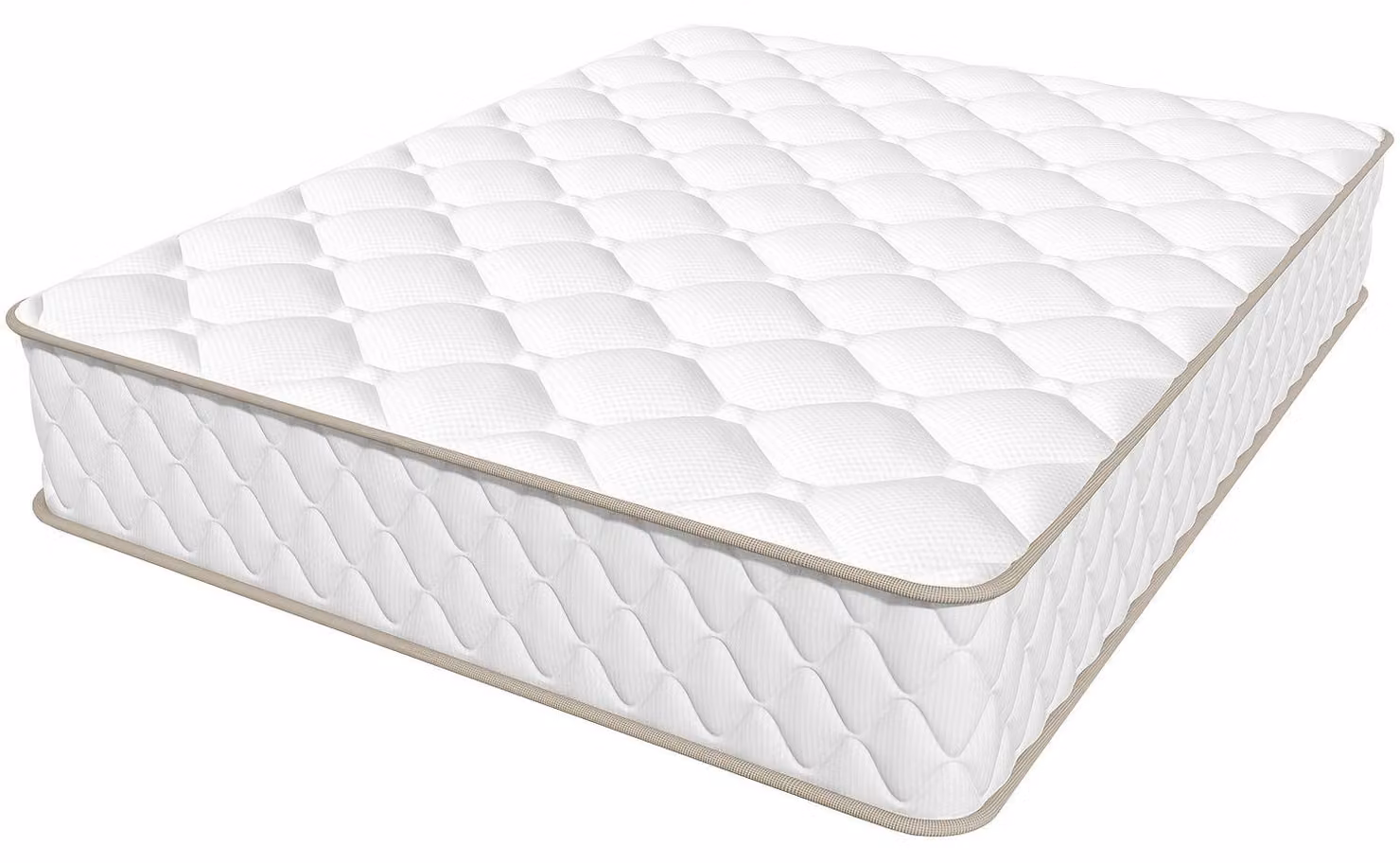 Materasso a molle insacchettate a sette zone, dimensioni 90x200 cm, spessore 22 cm, realizzato con schiuma viscoelastica ergonomica, rigidità H3