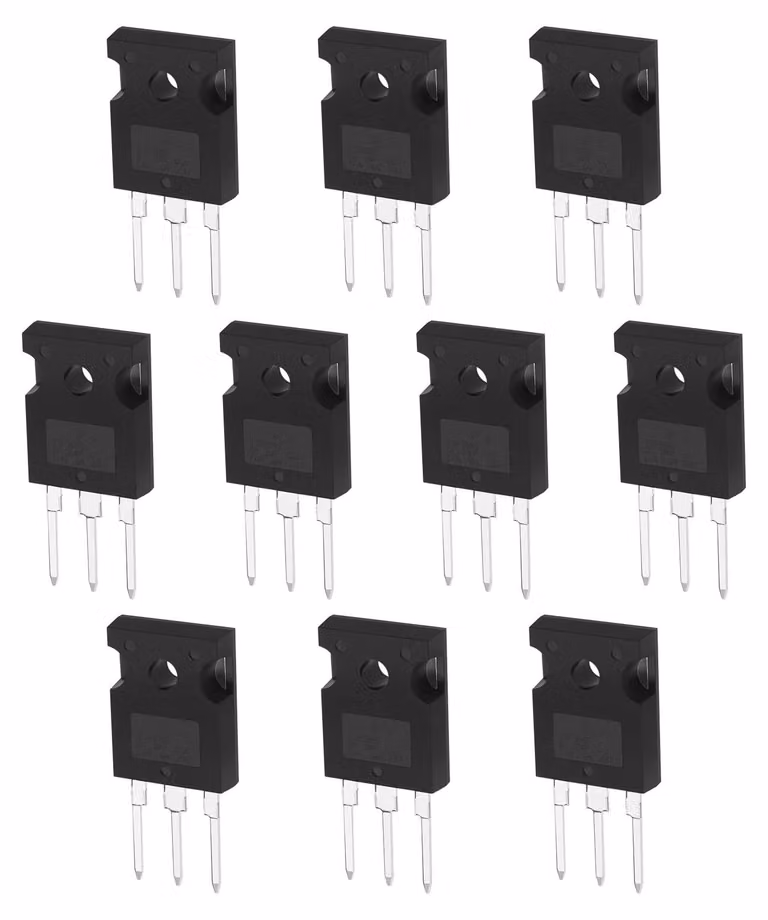 10 transistor NPN TIP3055, tipo TO-247, 100V, corrente massima di 15A