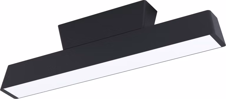 Plafoniera Moderna Simolaris-Z Piccola Led Alluminio Nero