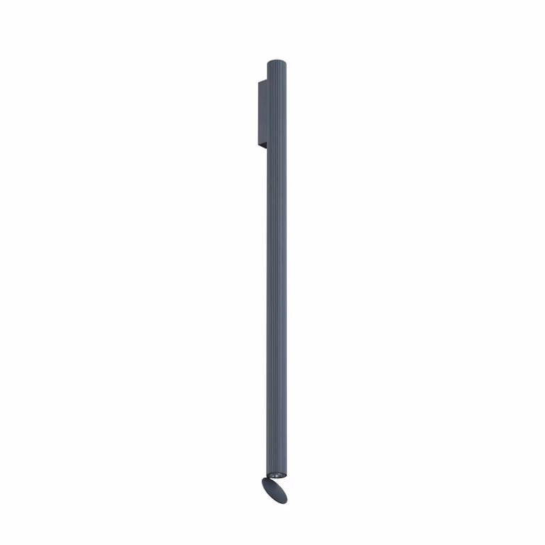 Flos - Flauta H1000 Riga - Lampada da parete o soffitto - Acciaio Blu