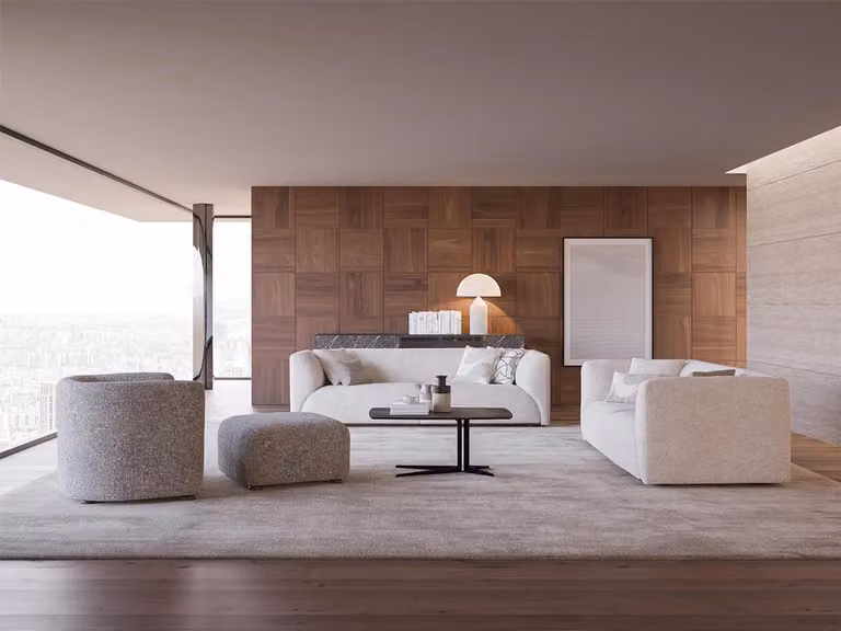 Wohnzimmermöbel 4tlg Sofagarnitur 2x Dreisitzer Sofa Luxus Hocker Sessel