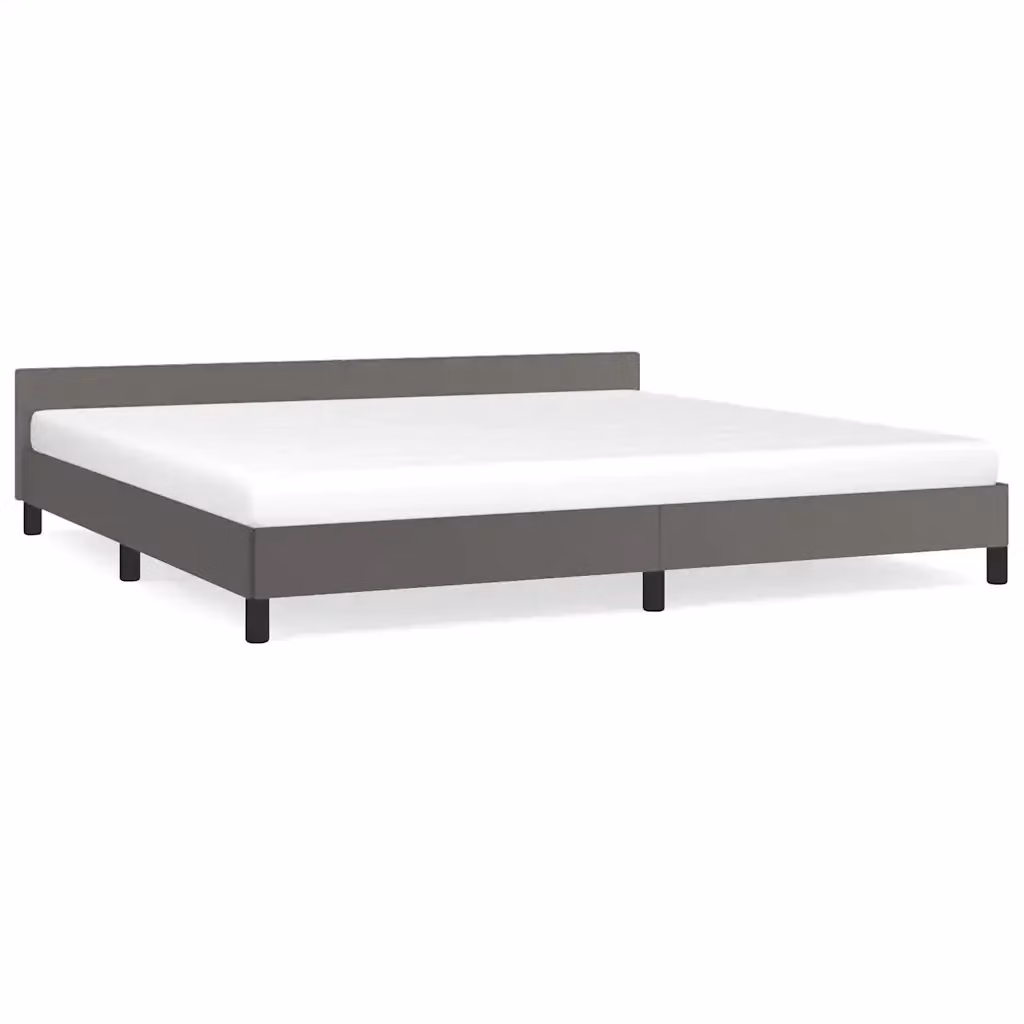 Giroletto con testiera imbottito vidaXL Grigio L/P/H: 200 x 200 x 34 cm – 2