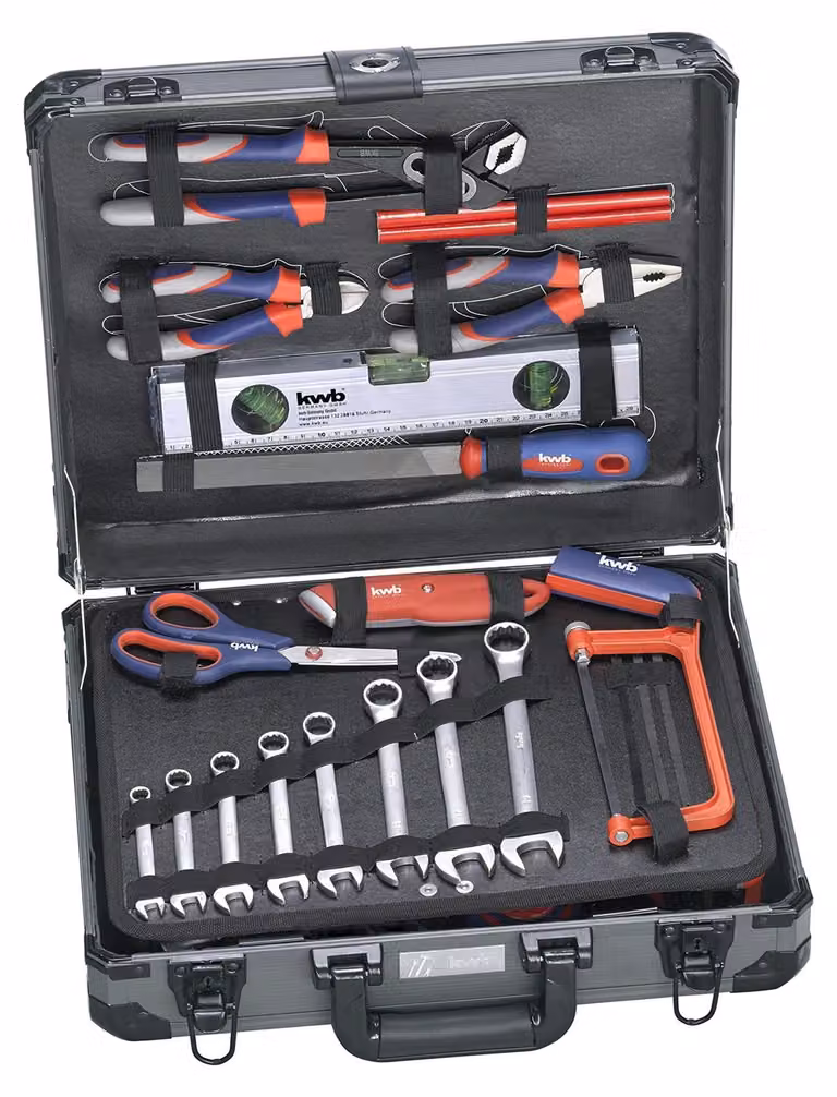 Valigetta in alluminio con set di 99 utensili